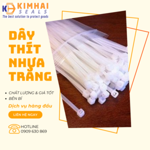 Ứng dụng của dây thít nhựa trắng trong đóng gói