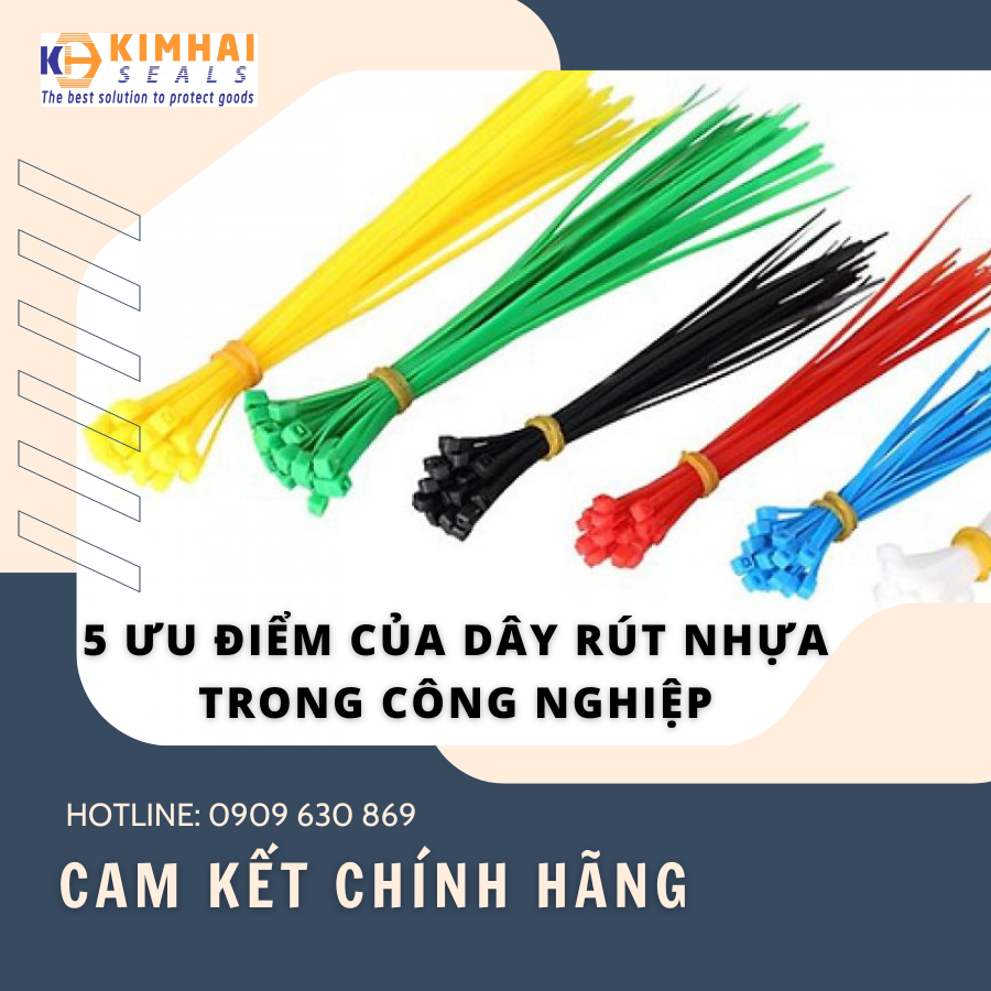 5 Ưu điểm của Dây rút nhựa trong công nghiệp
