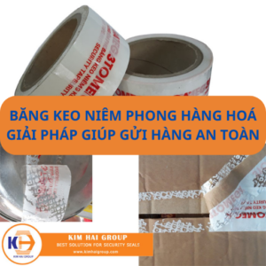 Băng keo niêm phong hàng hoá giải pháp giúp gửi hàng an toàn