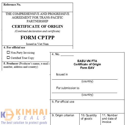 Form EVA và form CPTPP - 2 C/O form có mức ưu đãi cao nhất