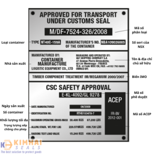 Csc Container Label Ký hiệu container - Hướng dẫn đọc đúng, hiểu đúng