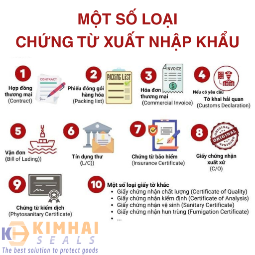 Điểm danh một số loại chứng từ xuất nhập khẩu
