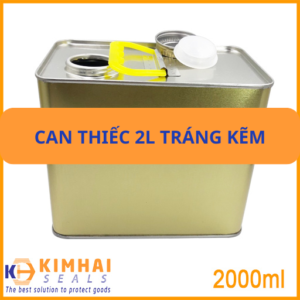 Can thiếc 2L tráng kẽm & 6 bí quyết bảo quản sơn gốc dầu
