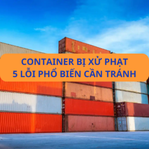 Container bị xử phạt - 5 lỗi phổ biến doanh nghiệp cần tránh