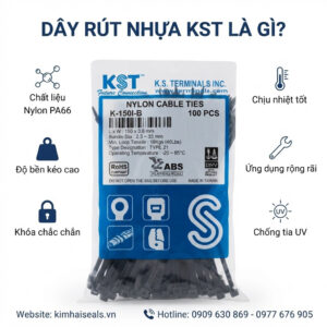 Dây Rút Nhựa KST Chính Hãng | Đa Dạng Kích Thước, Giá Tốt
