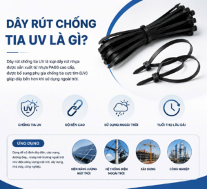 Dây rút nhựa chống tia UV: Giải pháp cố định bền bỉ cho môi trường ngoài trời Kimhaiseal