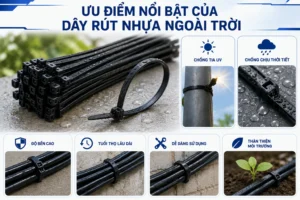 Dây rút nhựa ngoài trời KIMHAISEAL – Giải pháp cố định bền bỉ trong mọi điều kiện thời tiết