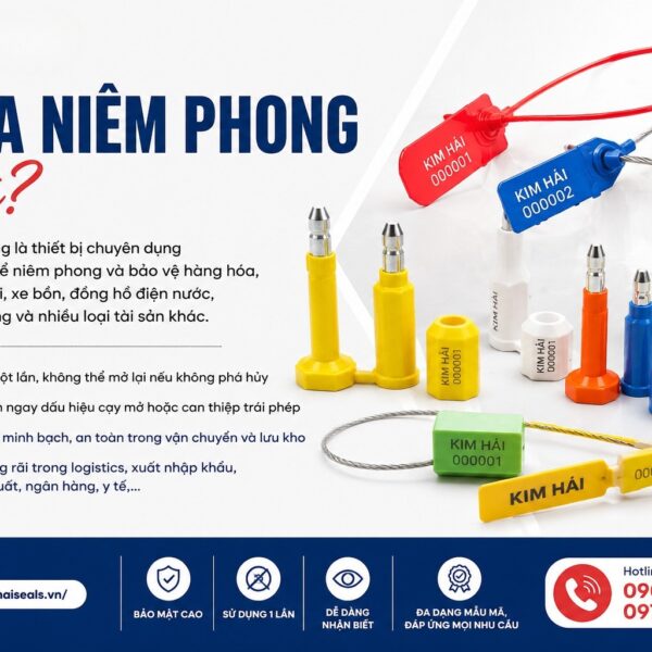 Khóa Niêm Phong Chính Hãng – Giải Pháp Bảo Mật Hàng Hóa An Toàn, Hiệu Quả